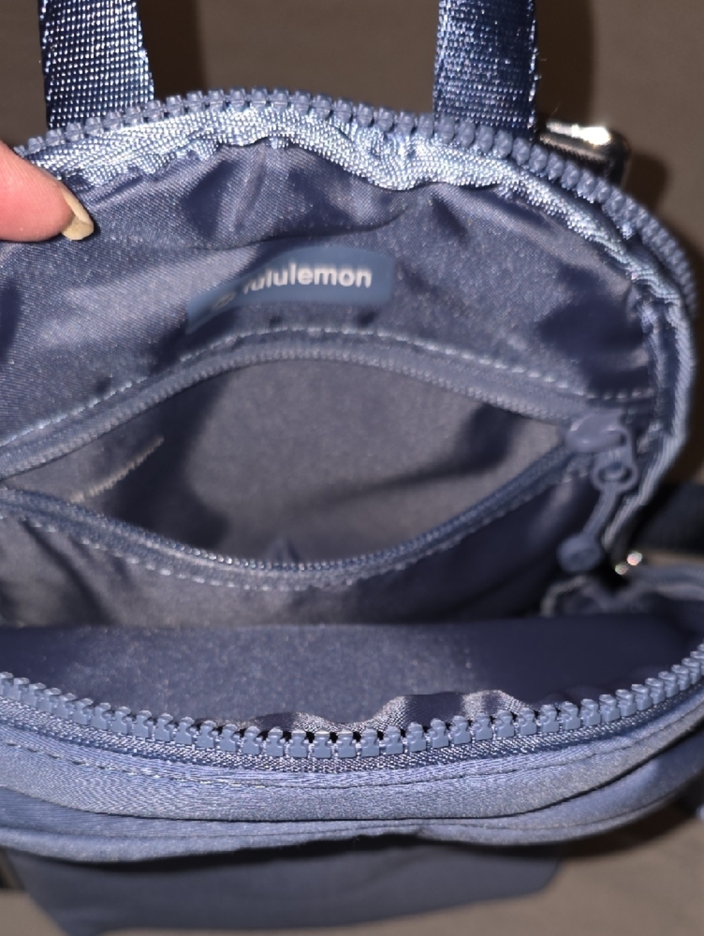 Lululemon Knit Nylon Micro Backpack in Slate Blue 4L - Picture 9 of 12